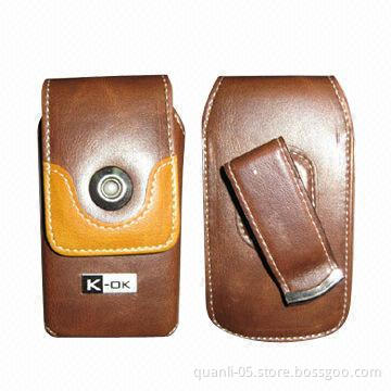 Mobile Phone Case with Magnetic Button, Available in Fashionable Style